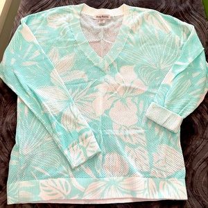 Tommy Bahama Tropical Floral Beach Sweater S